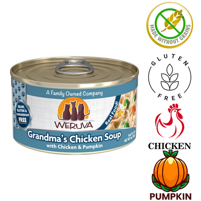 Weruva - Grandma's Chicken Soup Canned Cat Food - 5.5 Oz