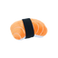 ZippyPaws sushi dog toy plush orange sushi roll with black band for pet play